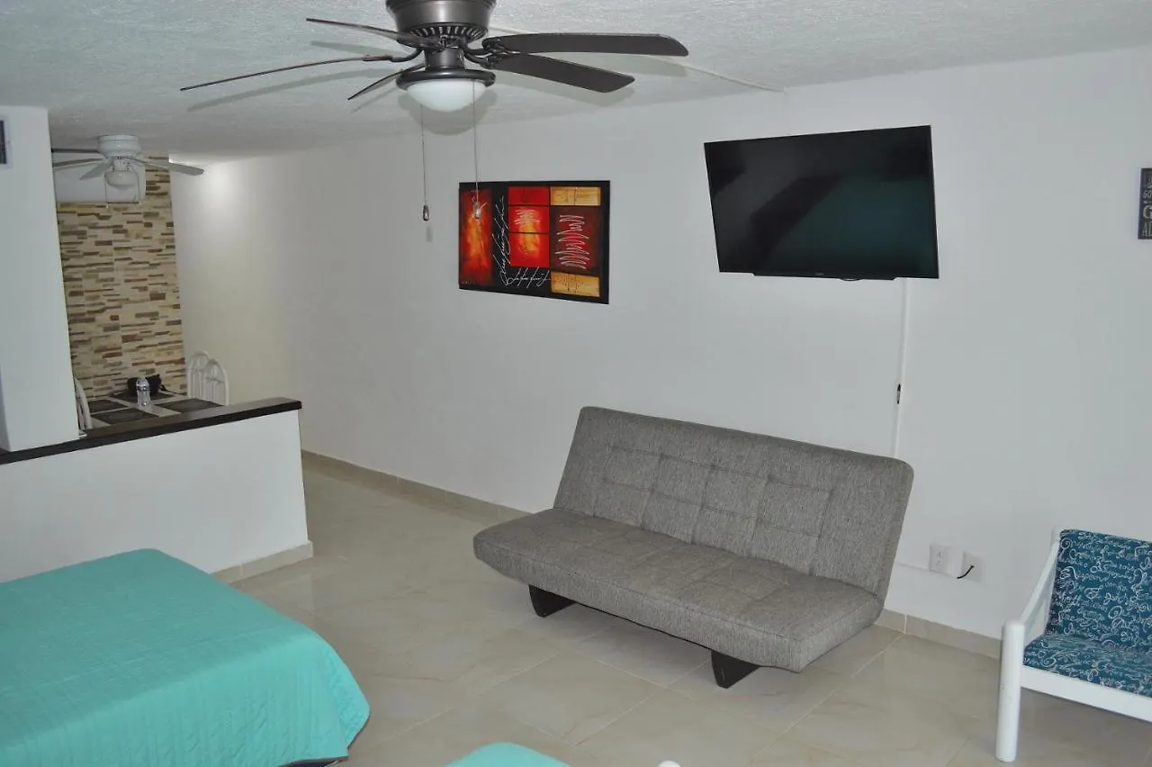 Preciosos Estudio Vista Al Mar O Jardin Cancun 0*,