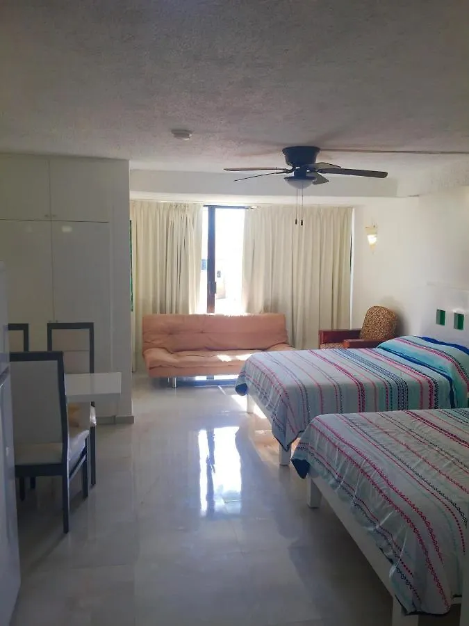 Preciosos Estudio Vista Al Mar O Jardin Cancun 0*,