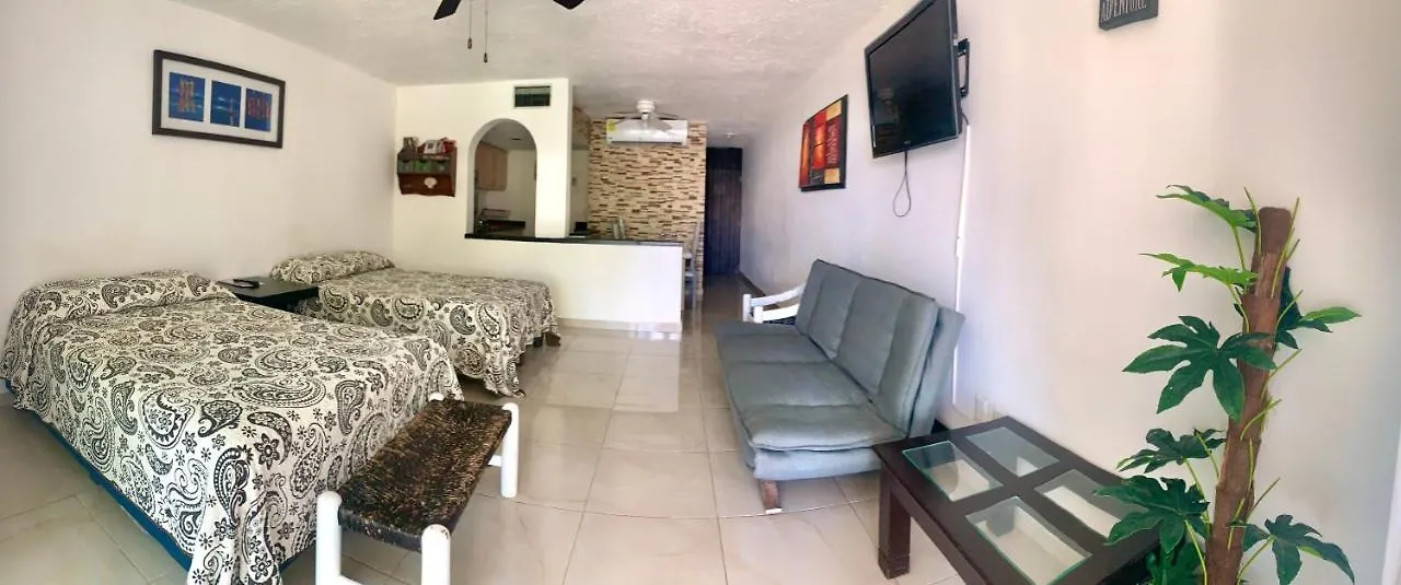 Preciosos Estudio Vista Al Mar O Jardin Cancun Apartment